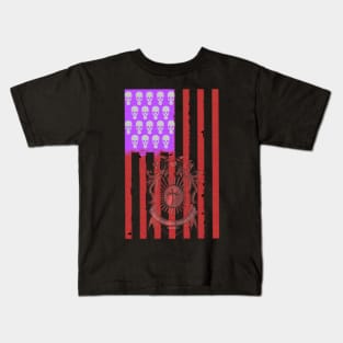 Skulls and Stripes Kids T-Shirt